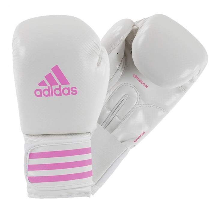 Adidas Female Power 200 (kick)Bokshandschoenen Wit-Roze_10 oz