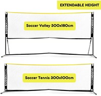 BazookaGoal Voetbaltennis Net - 3m-3