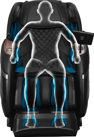 TotalSeat Massagestoel Flavia - Zwart-3