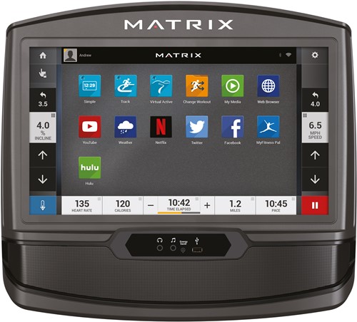 Matrix A50 Ascent Crosstrainer XIR console
