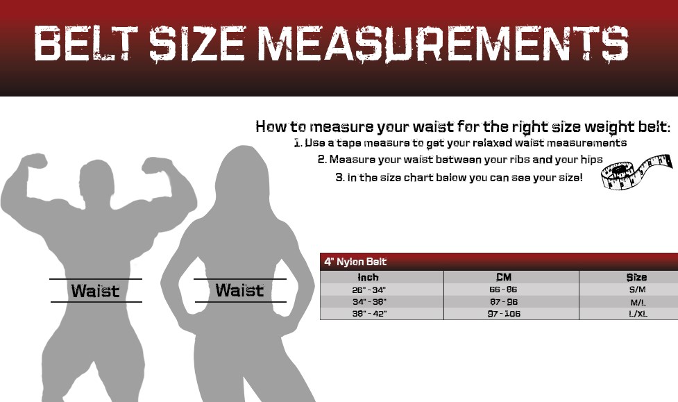 gorilla wear 4 inch nylon belt