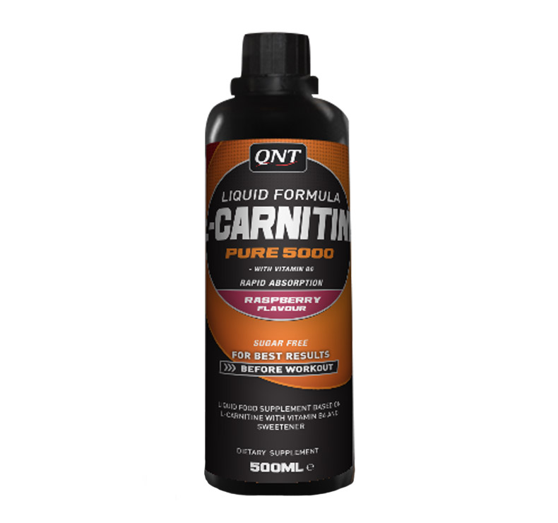 QNT L-Carnitine Pure 5000 Liquid Framboos 500ml
