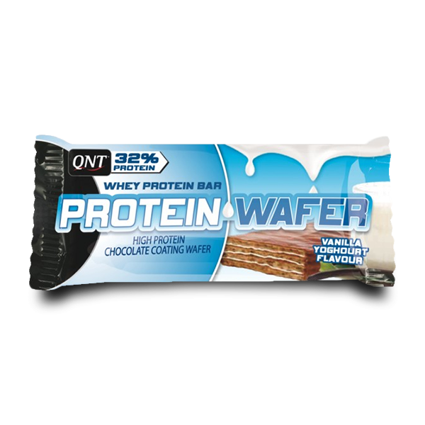 QNT 32% Whey Protein Wafer Belgische Chocolade Repen 12x35g