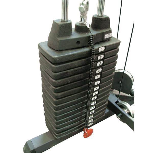 BS Grey Linear Bearing Smith Machine Gewichtsstapel 95 kg (optioneel)