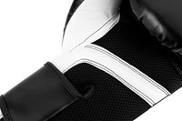 UFC training kickbokshandschoenen zwart/wit detailfoto