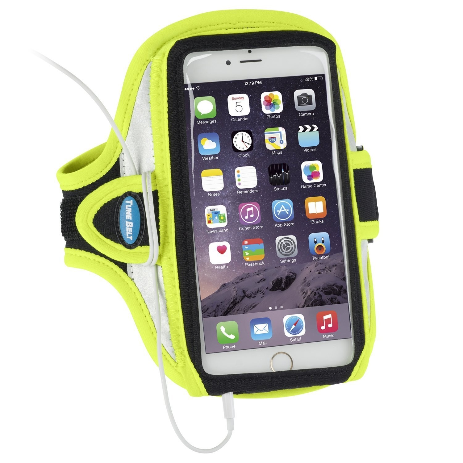 Tune Belt Arm Sportband AB91RY Reflective Yellow