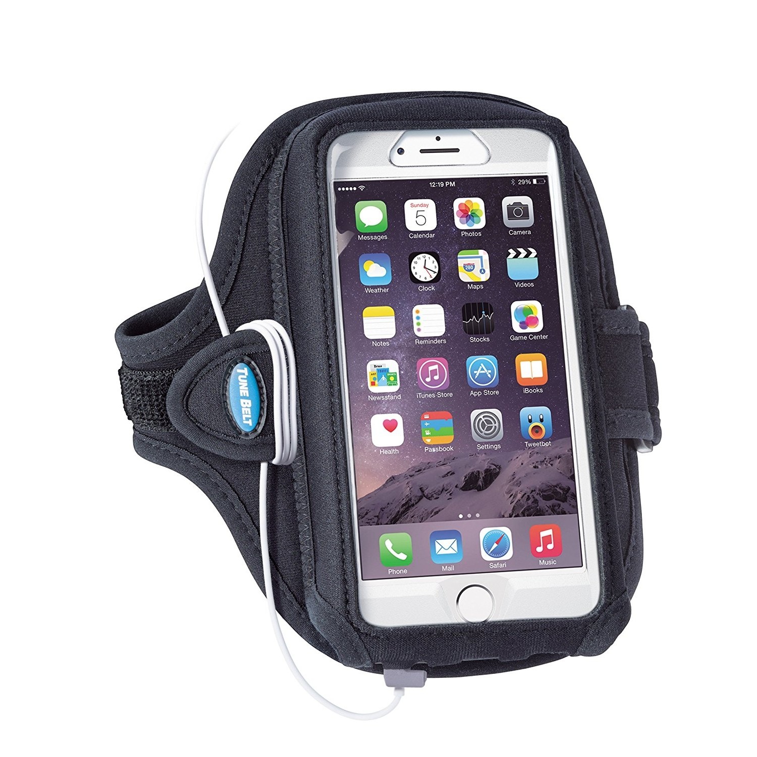 Tune Belt Sport armband AB92 iPhone 6(S) Plus zwart