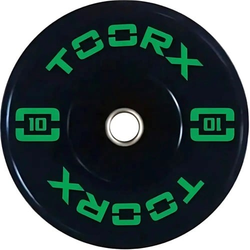Toorx Fitness Bumper Plate - Professional Olympische Halterschijf - 10 kg