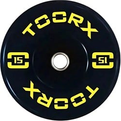 Toorx Fitness Bumper Plate - Olympische Halterschijf - 15 kg