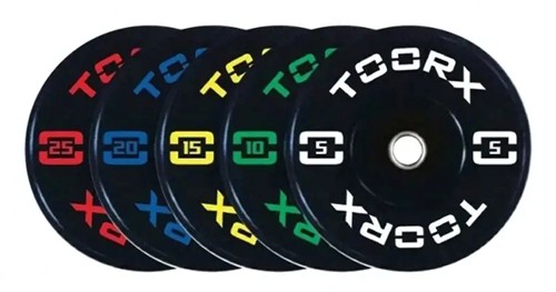 Toorx Fitness Bumper Plate - Olympische Halterschijf - 5 kg-2