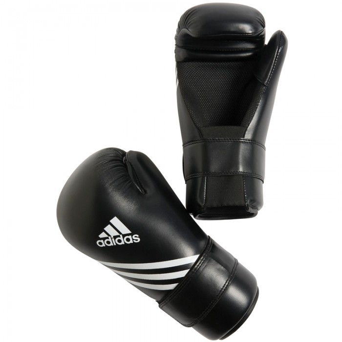 Adidas Semi Contact Handschoenen Zwart