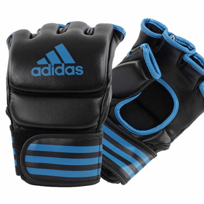 Adidas Traditional Grappling Handschoenen Zwart-Blauw