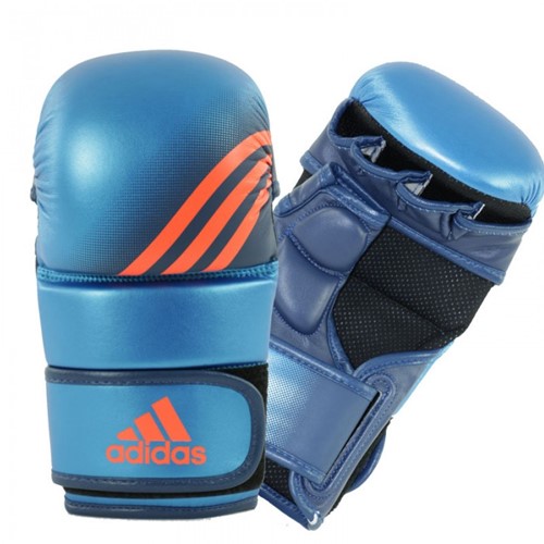 Adidas Training Grappling Handschoenen Blauw