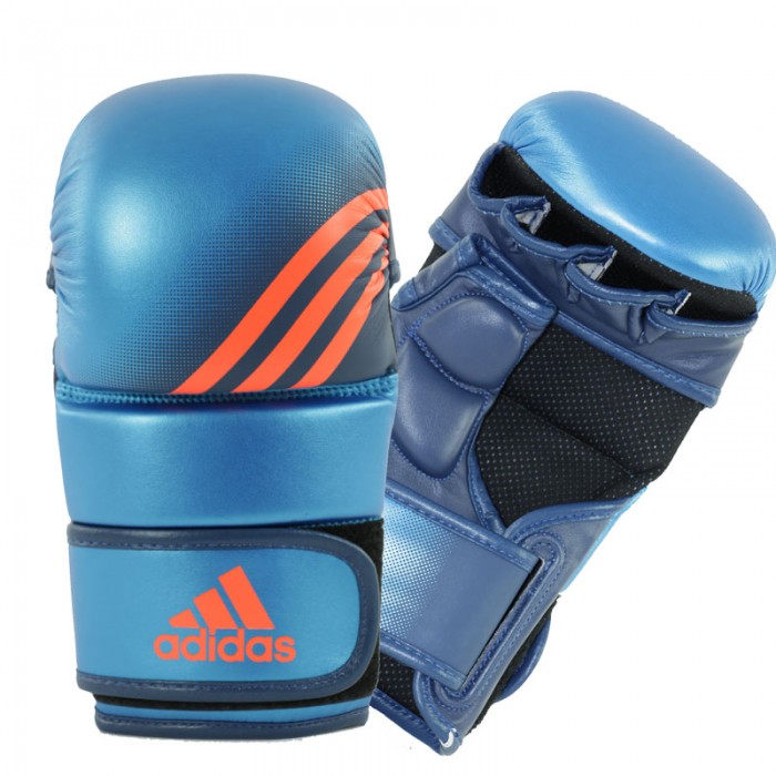 Adidas Speed Grappling Handschoenen Blauw