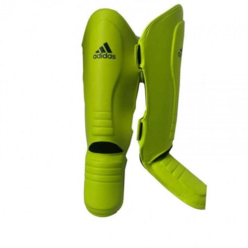 Adidas Hybrid Super Pro Scheenbeschermers - Geel/Blauw-3