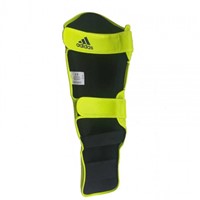 Adidas Hybrid Super Pro Scheenbeschermers - Geel/Blauw-2