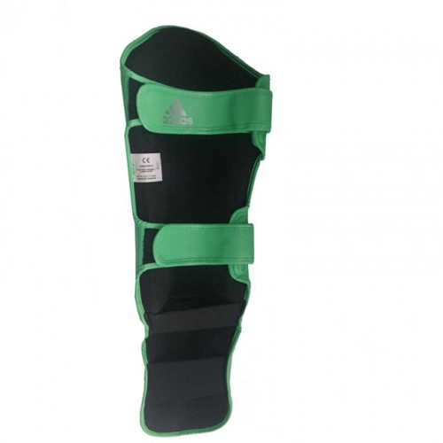 Adidas Hybrid Super Pro Scheenbeschermers - Lime/Zilver-2