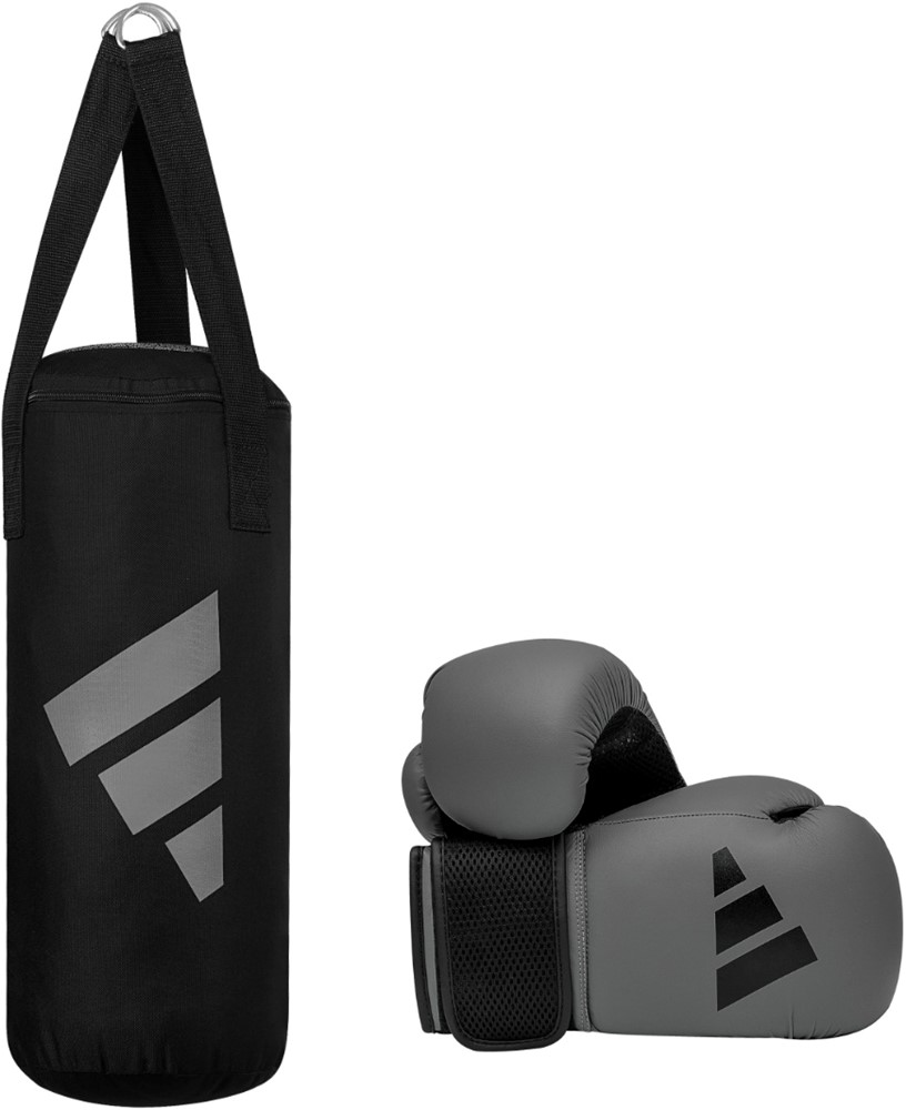 Adidas Junior Boxing Set - Grijs/Zwart - 8 oz