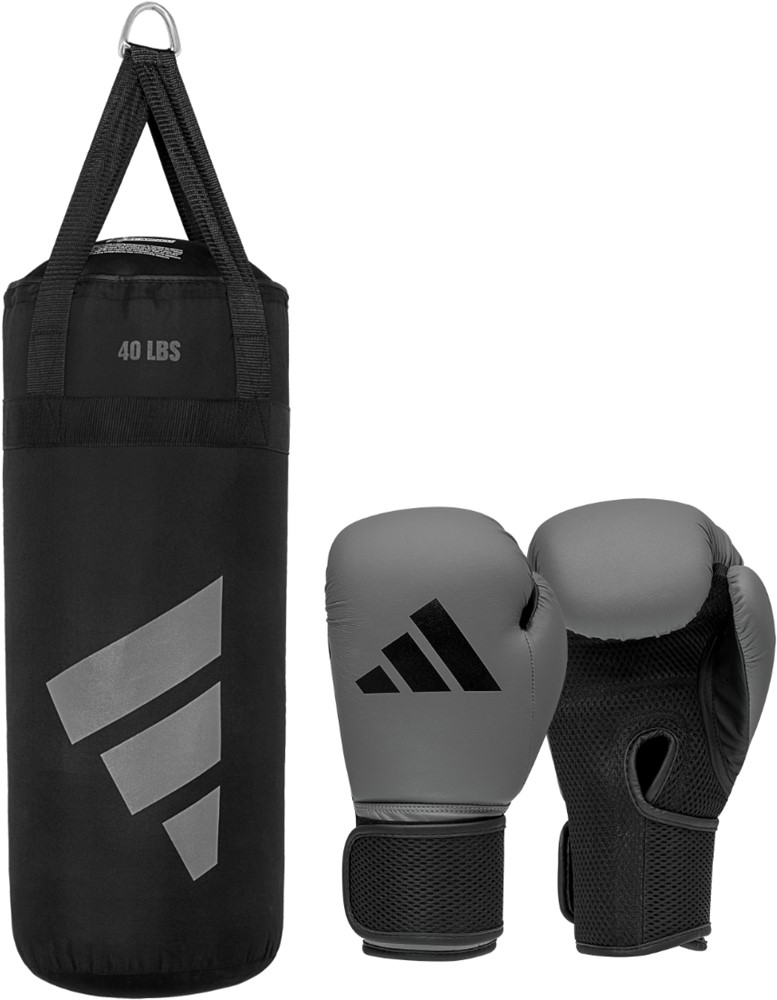 Adidas Junior Boxing Set - Grijs/Zwart - 10 oz