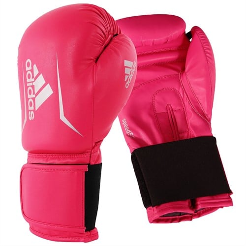 Adidas Speed 50 (Kick)Bokshandschoenen - Roze/Zilver-2