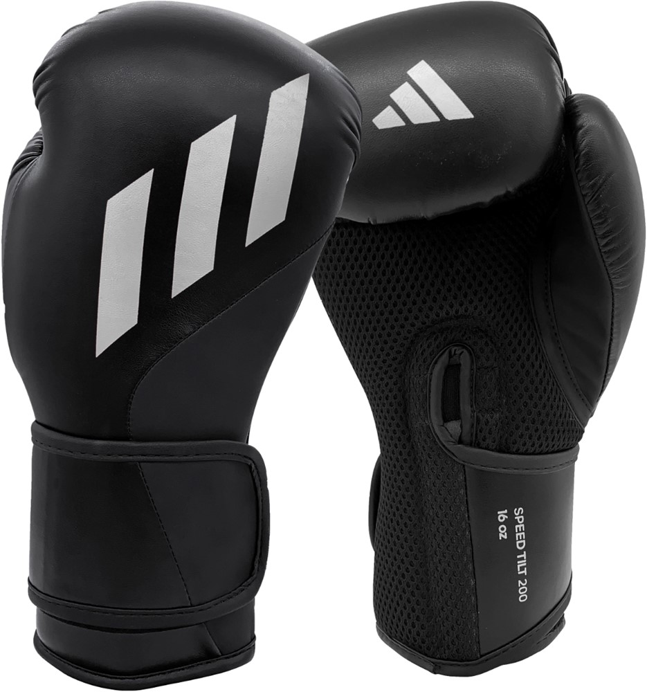 Adidas Bokshandschoenen Speed Tilt 200 - Zwart/Zwart - 14 oz