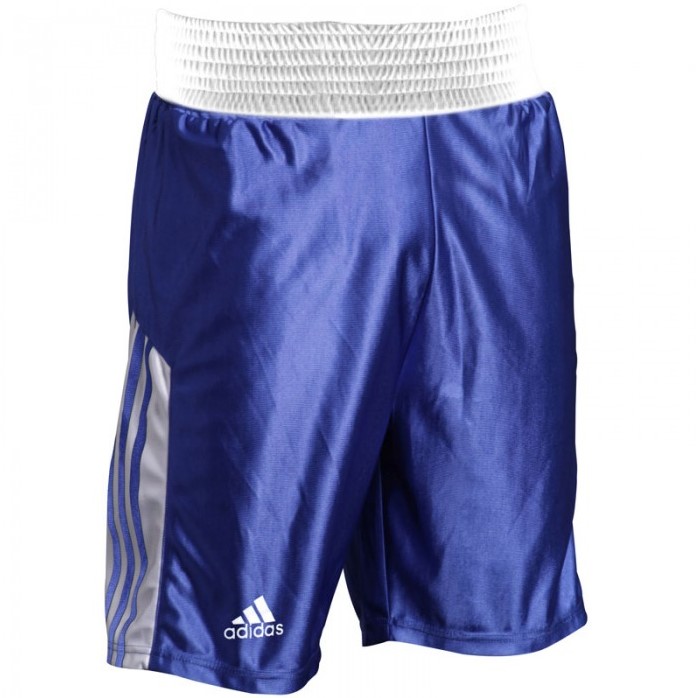 Adidas Amateur Boxing Short Blauw Wit - XS | Fitnessapparaat.nl