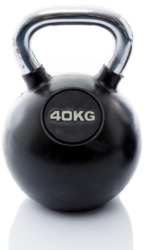 Muscle Power Rubberen Kettlebell - 40 kg