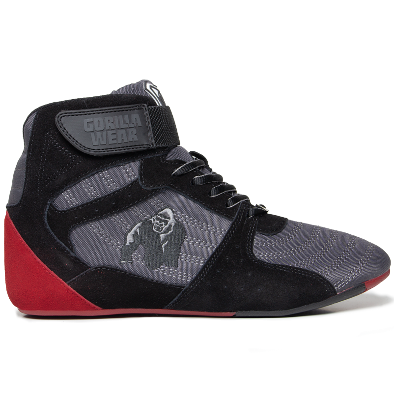 Gorilla Wear Perry High Tops Pro Grayblackred Maat 40 gorilla wear kopen in de aanbieding