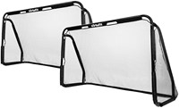 VirtuFit Voetbaldoelen Pro Set - Voetbalgoals -  2 Stuks - 120 x 80 cm