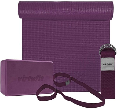 VirtuFit Premium Yoga Set - 4-Delig - Mulberry