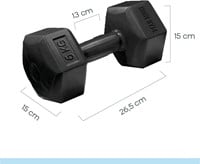 Iron Gym Hexa Dumbbell Set - 2 x 6 kg-2