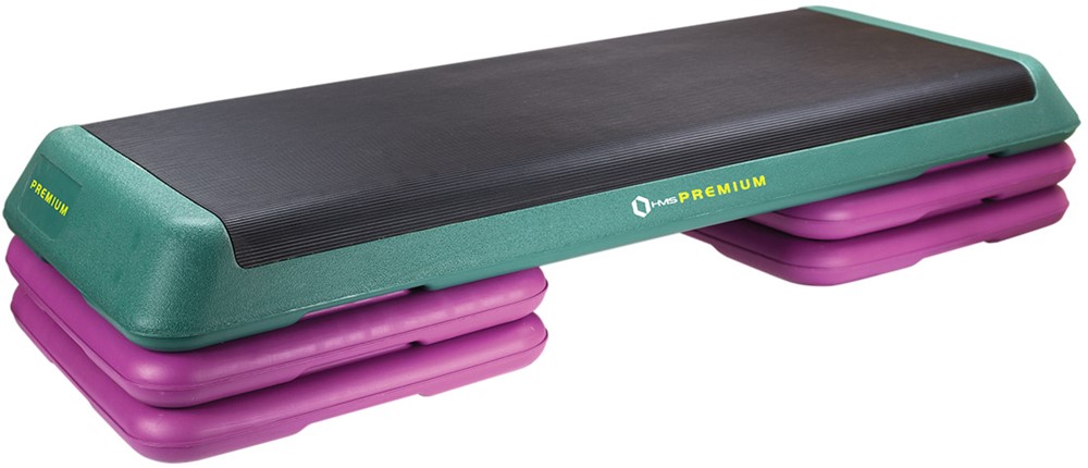 HMS Aerobic Step - Zwart/Groen/Roze