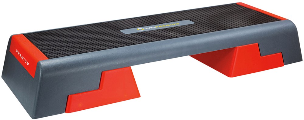 HMS Premium Aerobic Step - Zwart/Rood