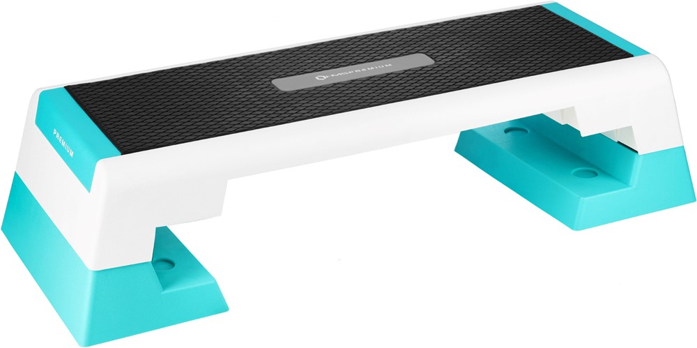 HMS Premium Aerobic Step - Wit/Blauw