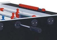 Garlando G-2000 Evolution Tafelvoetbal - Doorlopende Stangen - Zwart-3