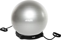 VirtuFit Anti-Burst Fitnessbal Pro met Balschaal - Grijs