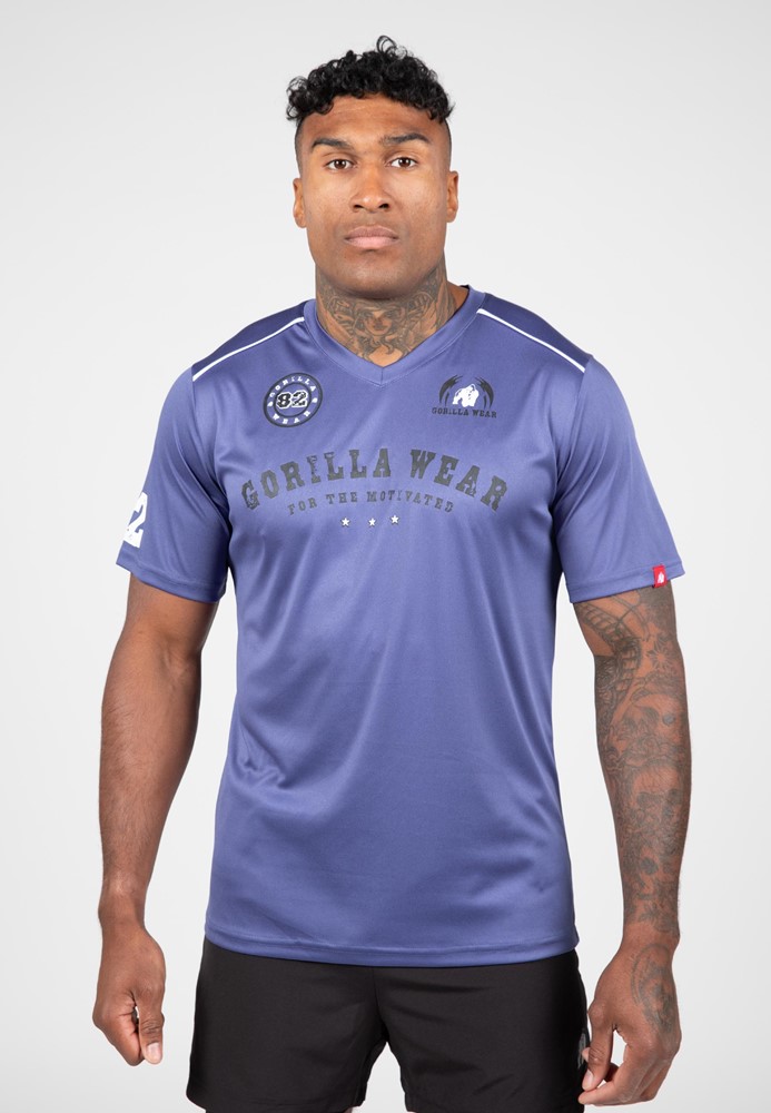 Gorilla Wear Baltimore T-shirt - Blauw - 2XL