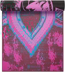 Gaiam Reversible Yoga Mat - 6 mm - Be Free