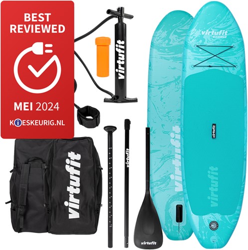 VirtuFit Supboard Ocean 275 - Turquoise - Met accessoires en draagtas