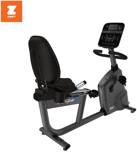 Life Fitness RS3 Track Connect Ligfiets - Gebruikt