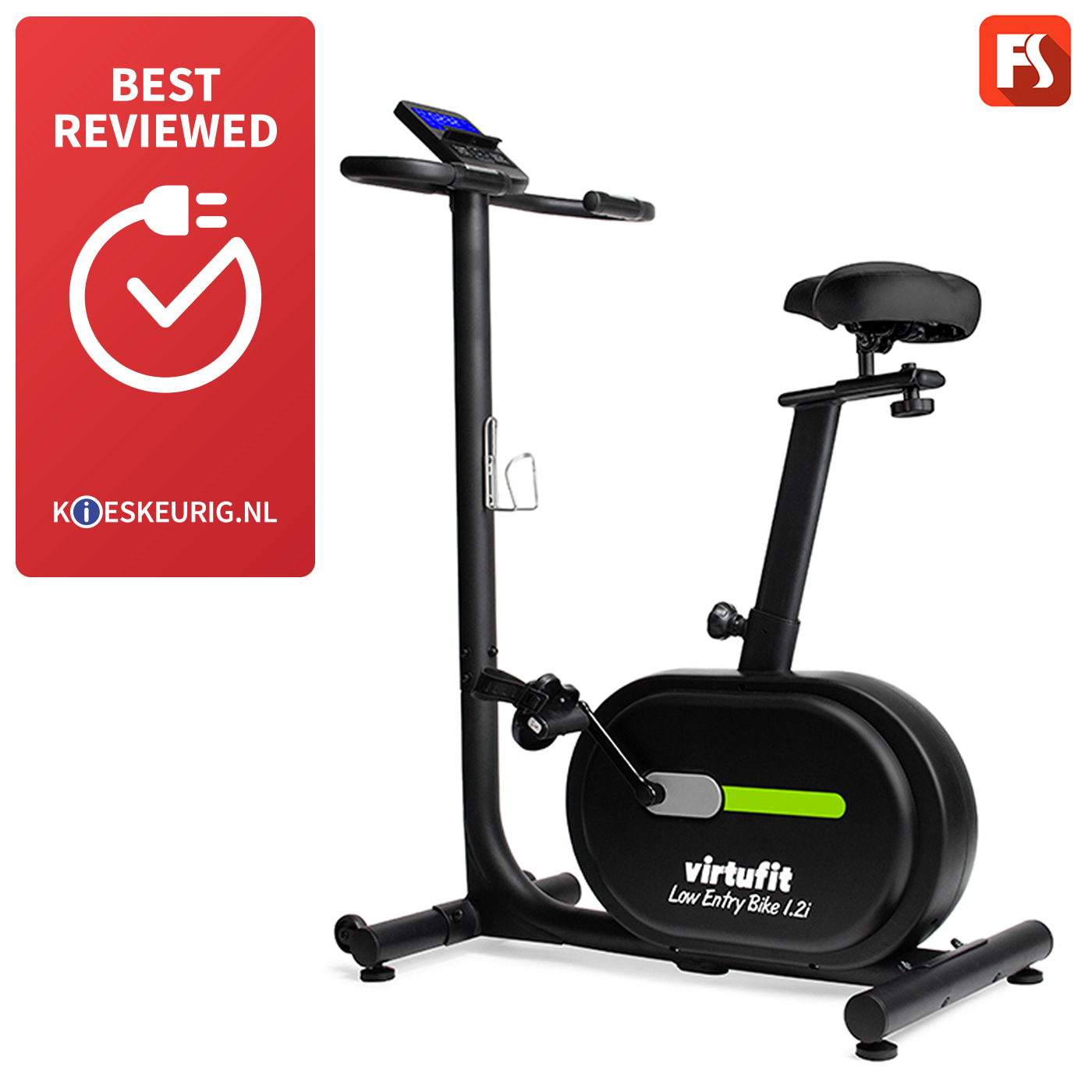 VirtuFit Low Entry Bike 1.2i - Fitness Fiets - Home Trainer - Zwart