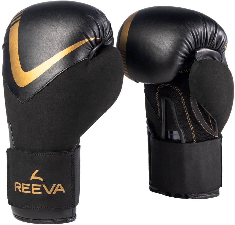 Reeva Bokshandschoenen - Leer - Goud - 10 oz