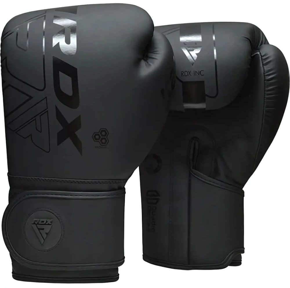 RDX Sports F6 Kara Bokshandschoenen - Zwart - 8 oz