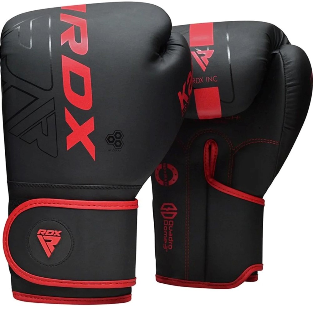 RDX Sports F6 Kara Bokshandschoenen - Rood - 14 oz