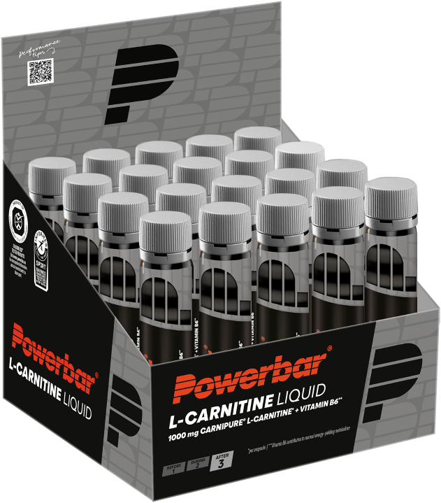 Powerbar Black Line L-Carnitine Liquid - 20 x 25 ml Ampullen