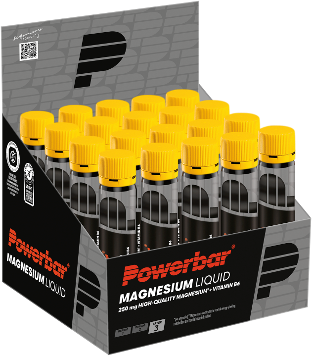 Powerbar Black Line Magnesium Liquid - 20 x 25 ml Ampullen