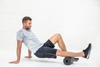 Blackroll Standard Foam Roller - 30 cm - Zwart/Wit/Blauw-3