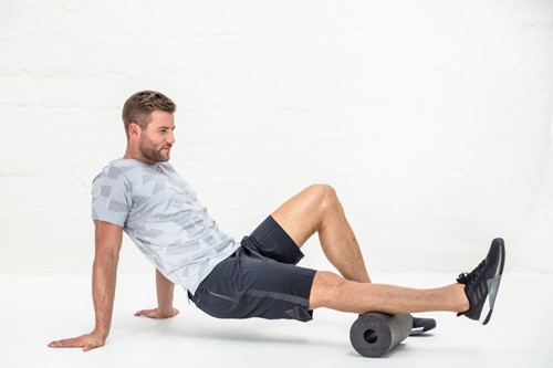 Blackroll Standard Foam Roller - 30 cm - Zwart/Wit/Blauw-3
