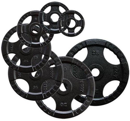 Body-Solid Olympische Gietijzeren Halterschijf - 20 kg-2