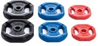 Muscle Power Aerobics Schijven Set Gekleurd - 6 Schijven